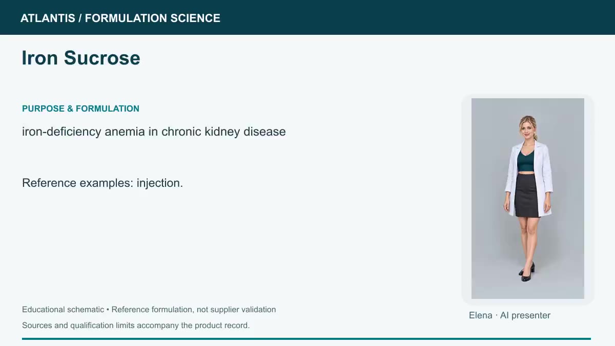 Iron Sucrose explainer preview