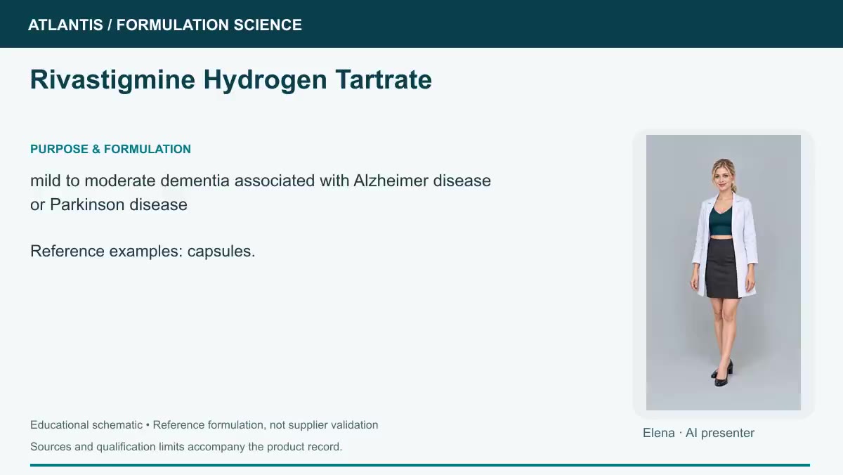 Rivastigmine Hydrogen Tartrate explainer preview