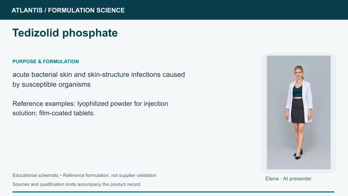 Tedizolid phosphate explainer preview