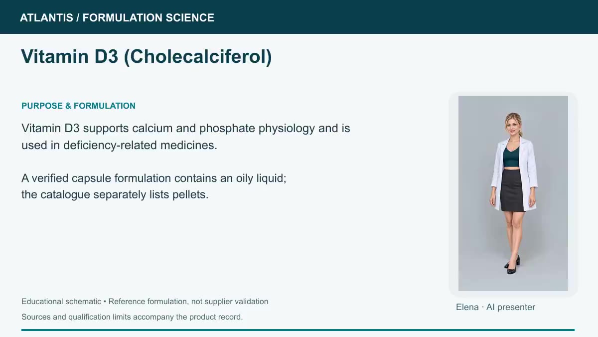 Vitamin D3 (cholecalciferol) explainer preview